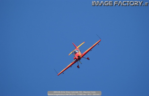 2003-09-20 Air Show Calcinate 155 - Maurizio Costa